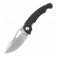 N� Artisan Cutlery Xcellerator Black Micarta 1860P-MBK