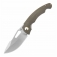 N� Artisan Cutlery Xcellerator OD Green Micarta 1860P-ODG