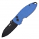 N� CRKT Squid Button Lock Blue 2474BD