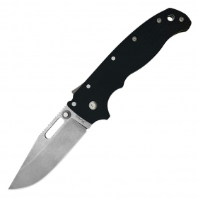 N� Demko Knives AD20.5 G10 Black Peel Ply 205-D2-BLKPPG10-CP