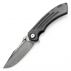 N� Kansept Knives Pretatout Damascus Carbon G10 K1032D3