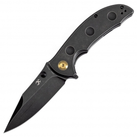 N� Kansept Knives Rei Black Titanium K1061A1