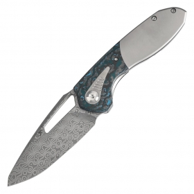 N� Kansept Knives Thoth Damascus Fat Carbon K1075A2