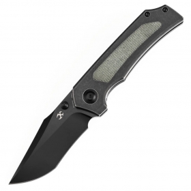 N� Kansept Knives Fermi Green Micarta K1122A1