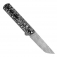 N� Kansept Knives Foosa Damascus Black White K2020T1