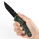 N� Kansept Knives AGI Green Carbon + Titanium K2037A4
