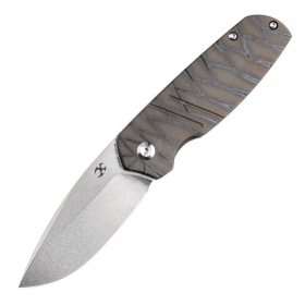 N� Kansept Knives Turaco Tiger Stripe Titanium K2049A4