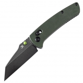 N� Kansept Knives Main Street Green Micarta T1015V6