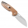 N� Kansept Knives Model 6 Brown Micarta T1022A5