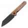 N� Kansept Knives Bulldozer Brown Micarta T1028A1