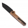 N� Kansept Knives Bulldozer Brown Micarta T1028A1