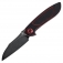 N� Kansept Knives Tenable Prometheus Black Red G10 T1040A1
