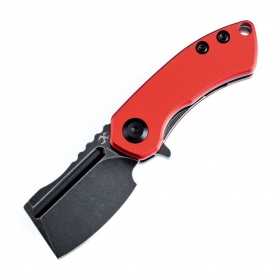 N� Kansept Knives Mini Korvid Red Aluminum T3030P3