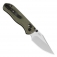 N� Kizer Vanguard Drop Bear 2 Green Micarta V3619.2KC1