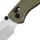 N� Kizer Vanguard Drop Bear 2 Green Micarta V3619.2KC1