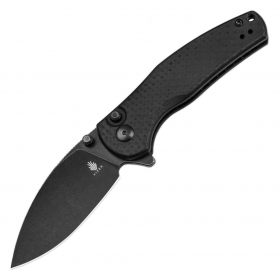N� Kizer Vanguard Mini Grouper Black G10 V3669A2
