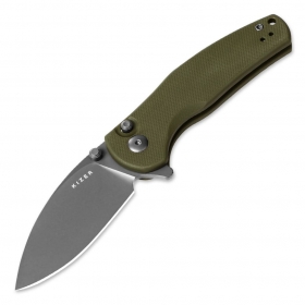 N� Kizer Vanguard Mini Grouper Green G10 V3669A3