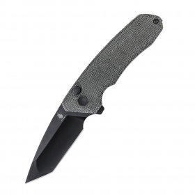 N� Kizer Vanguard Mad Tanto Micarta Black V4602C1