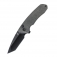 N� Kizer Vanguard Mad Tanto Micarta Black V4602C1