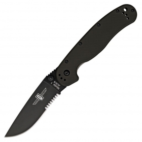 N� Ontario RAT 1 Seratted Black Blade 8847