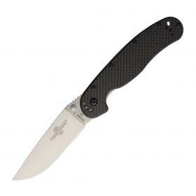 N� Ontario RAT 1 Folder D2 Steel - Carbon Fiber Handle 8867CF