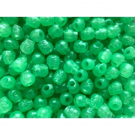 Czaszka b�yszcz�ca ziele� 5 sztuk