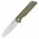 N� QSP Knives Parrot V2 Green Micarta QS102-G