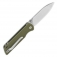 N� QSP Knives Parrot V2 Green Micarta QS102-G