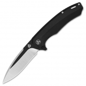 N� QSP Knives Woodpecker Black Titanium QS116-DII