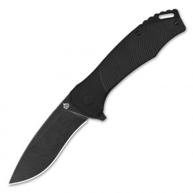 N� QSP Knives Raven Black G10 Black Stonewash QS122-C2