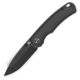 N� QSP Knives Puffin Titanium + Carbon Black Blade QS127-E3