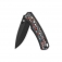 N� QSP Knives Puffin Titanium + Red-Blue Camo Carbon QS127-G2