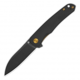 N� QSP Knives Otter Black G10 Black Blade QS140-C2