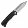 N� QSP Knives Rhino Black Texture Titanium QS143-H