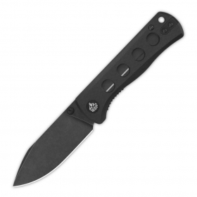 N� QSP Knives Canary Black G10 Black Stonewash QS150-A2