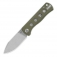 N� QSP Knives Canary Olive Green G10 QS150-F1