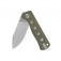 N� QSP Knives Canary Olive Green G10 QS150-F1