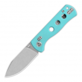 N� QSP Knives Canary Glyde Tiffany Blue G10 QS150GL-C1