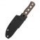 N� QSP Knives Canary Dark Brown Micarta QS155-A1