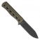 N� QSP Knives Canary Green Micarta Black Blade QS155-C2