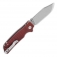 N� QSP Knives Kali Dark Red G10 QS159-A1