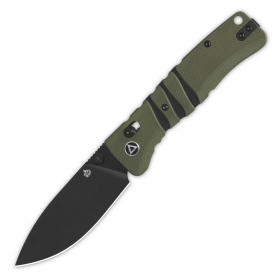 N� QSP Knives Ripley Green G10 Black Blade QS160-C2