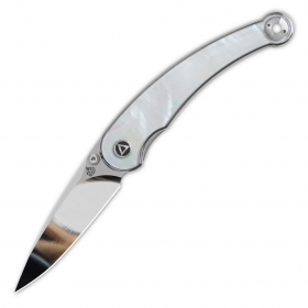 N� QSP Knives Dolphin White Pearl Shell QS161-C
