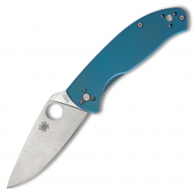 N� Spyderco Tenacious Blue Titanium C122TIBLP