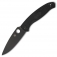 N� Spyderco Resilience Lightweight Black Blade C142PBBK