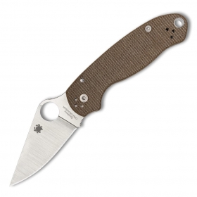 N� Spyderco Para 3 Brown Micarta C223MPCW